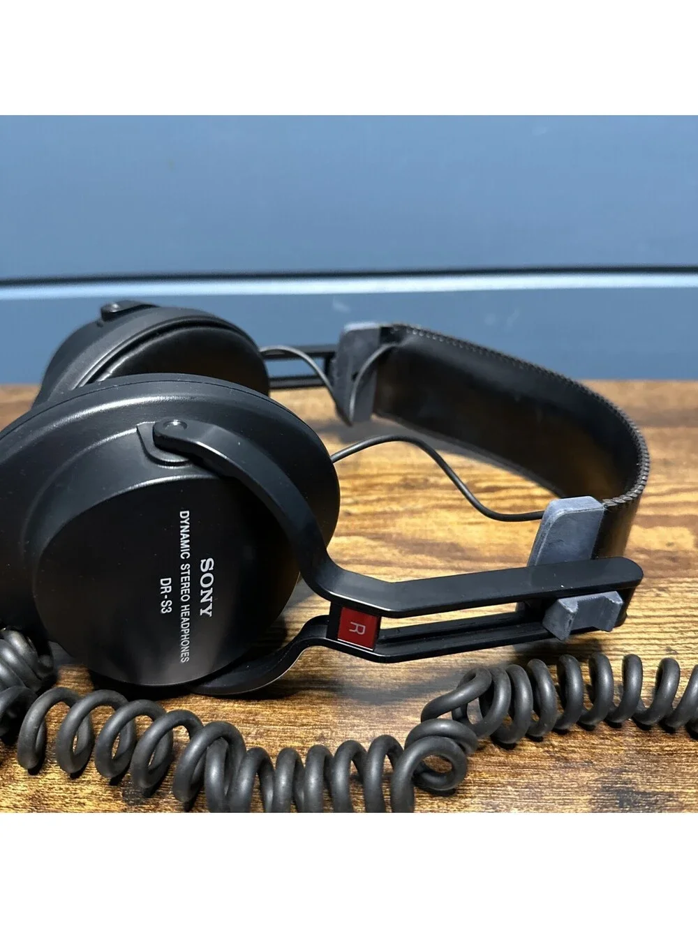 Vintage 70's SONY DR-S3 Dynamic Stereo Over-Ear Headphones TESTED with 3.5 mm